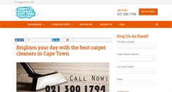 Desktop Screenshot of carpetcleanerscapetown.com